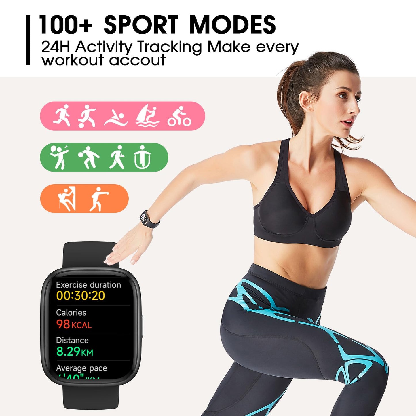 Fitness tracking Smart Watch