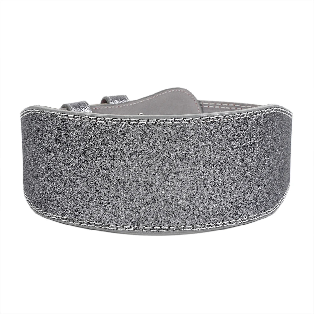 10.5cm wide unisex weight lifting belt providing back support for powerlifting, squats, cross training, and gym workouts