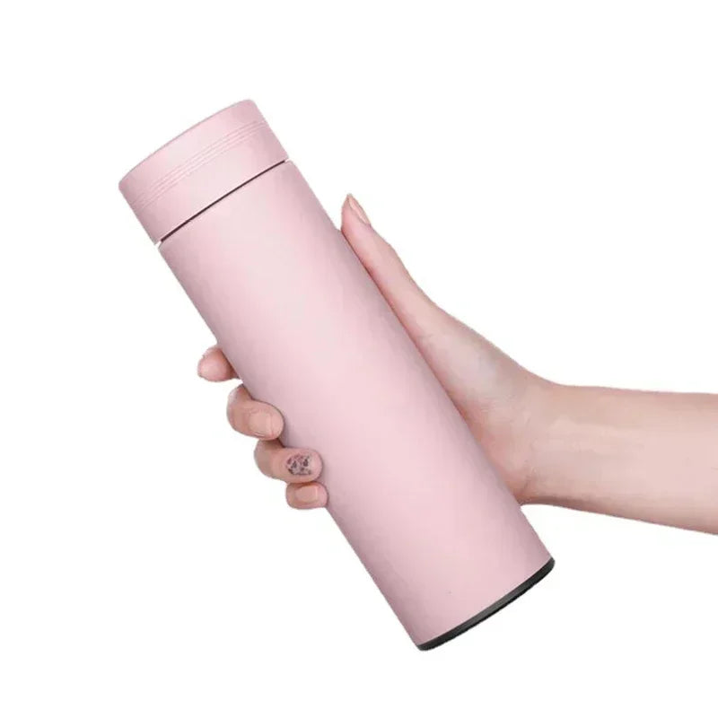 Smart Thermos Cup With Temperature Display Stainless Steel