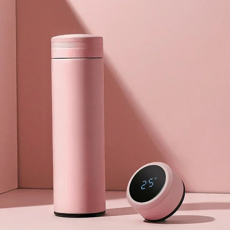 Smart Thermos Cup With Temperature Display Stainless Steel