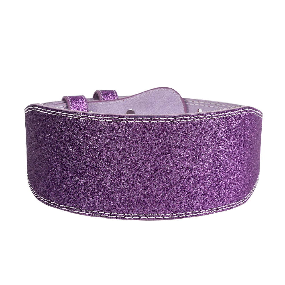 10.5cm wide unisex weight lifting belt providing back support for powerlifting, squats, cross training, and gym workouts