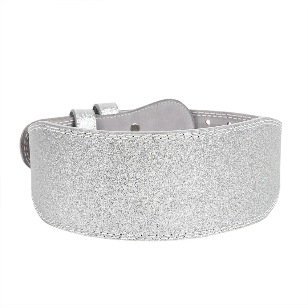 10.5cm wide unisex weight lifting belt providing back support for powerlifting, squats, cross training, and gym workouts
