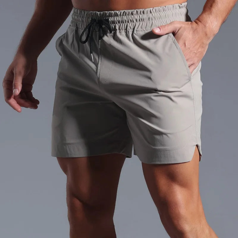 Summer Running Shorts Men Sportswear Elastic Quick Dry Workout Training Male Short Pants Clothing Gym Fitness Sport Shorts Men