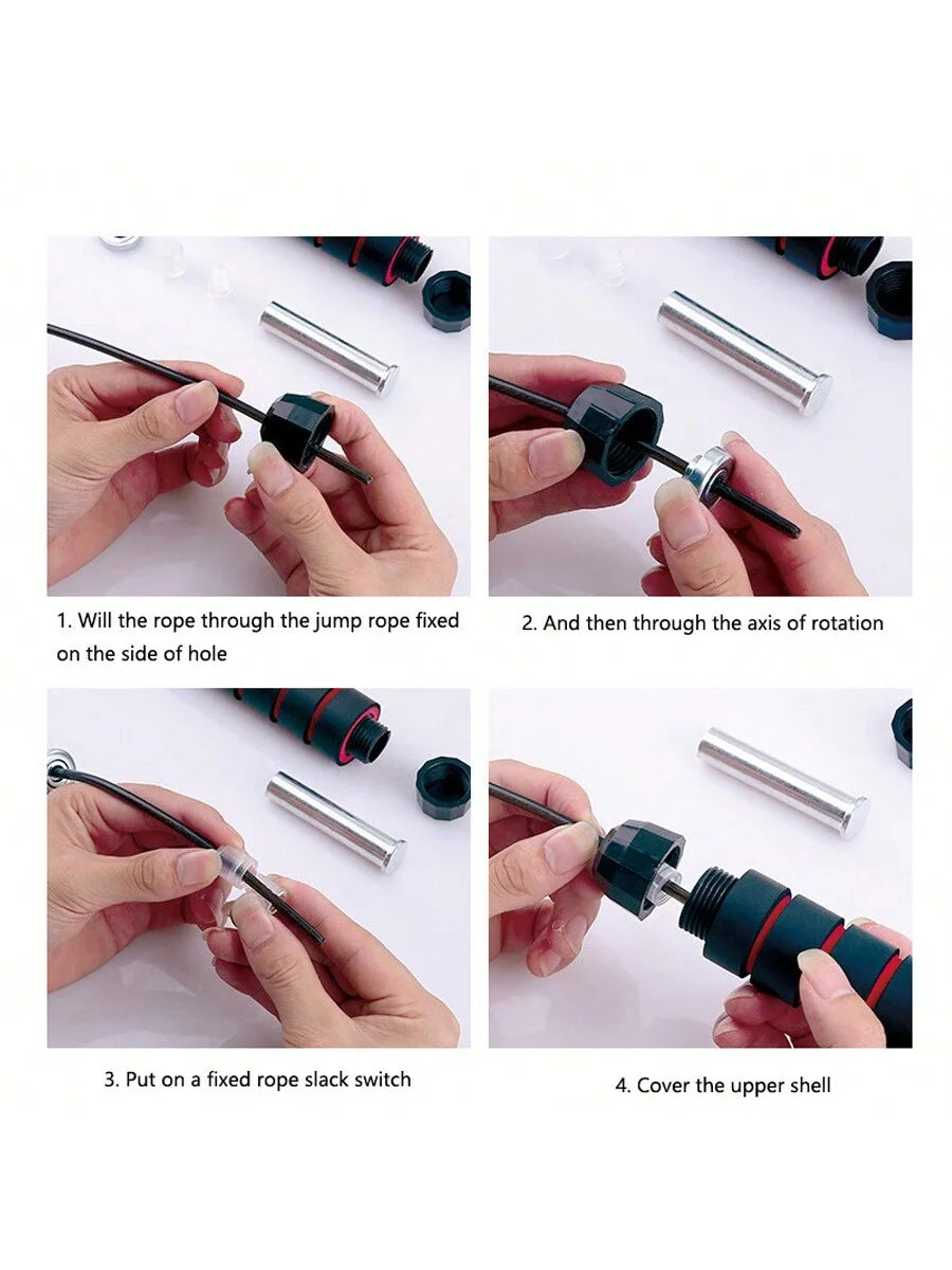 3M tangle-free bearing jump rope for speed training and CrossFit workouts