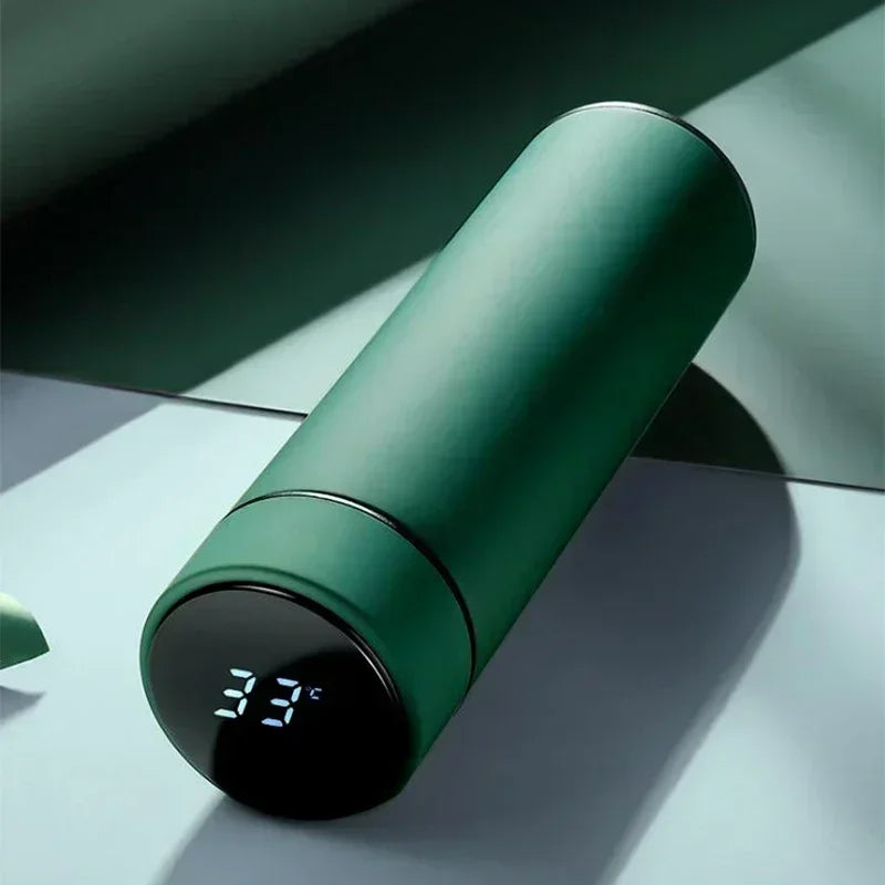 Smart Thermos Cup With Temperature Display Stainless Steel