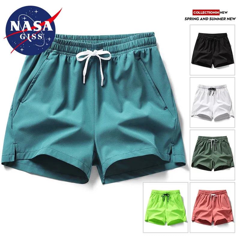 2024 summer hot selling sports shorts, running pants, three piece pants, men's and women's zippered pockets, couple's short
