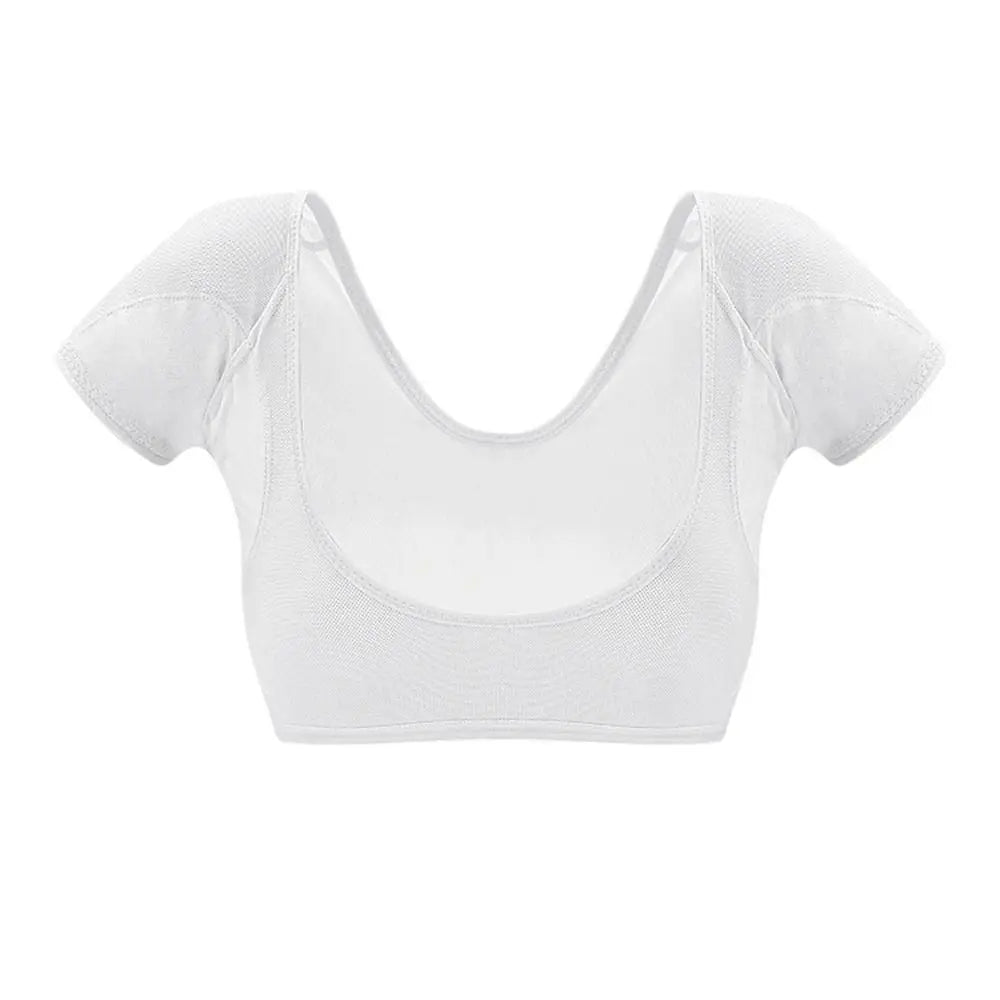 Sweat-proof washable undershirt for women made of cotton