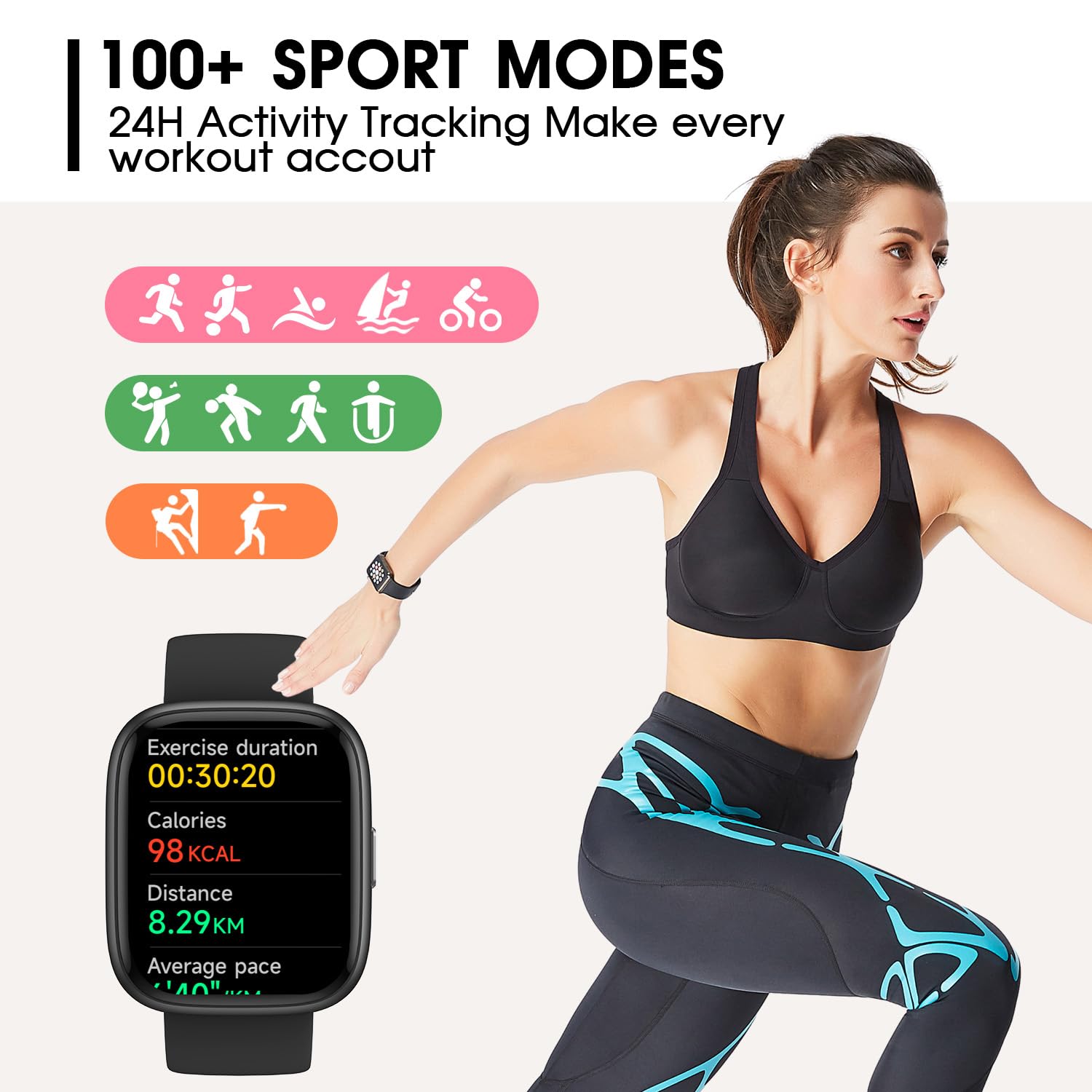 Fitness tracking Smart Watch