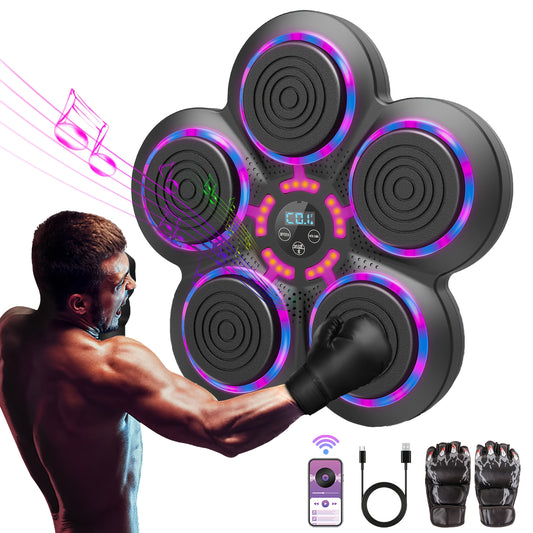 Wall-mounted boxing machine with targets