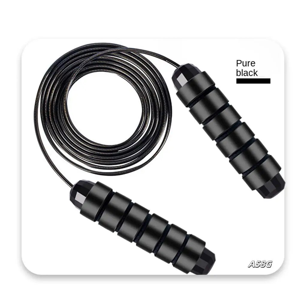 Weighted skipping rope for aerobic exercise, speed, and endurance training