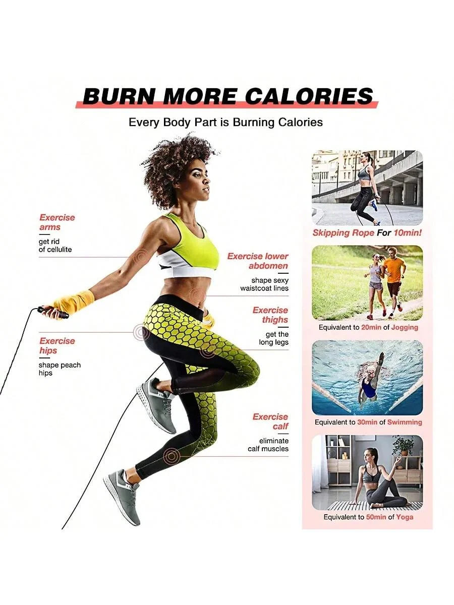 3M tangle-free bearing jump rope for speed training and CrossFit workouts