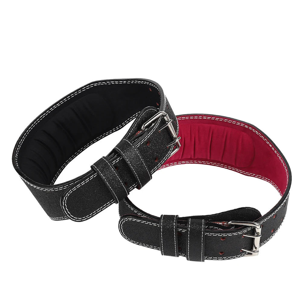 10.5cm wide unisex weight lifting belt providing back support for powerlifting, squats, cross training, and gym workouts