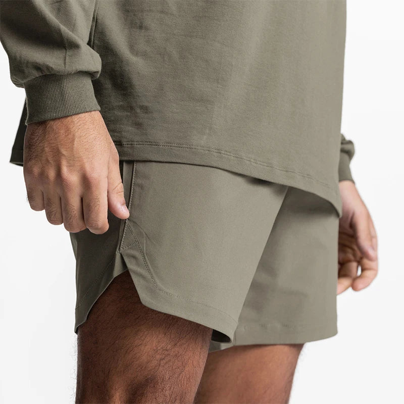 Summer New Gym Jogging Exercise Shorts Men's Sports Fitness Quick-drying Multiple pockets Running Shorts Men Casual Shorts