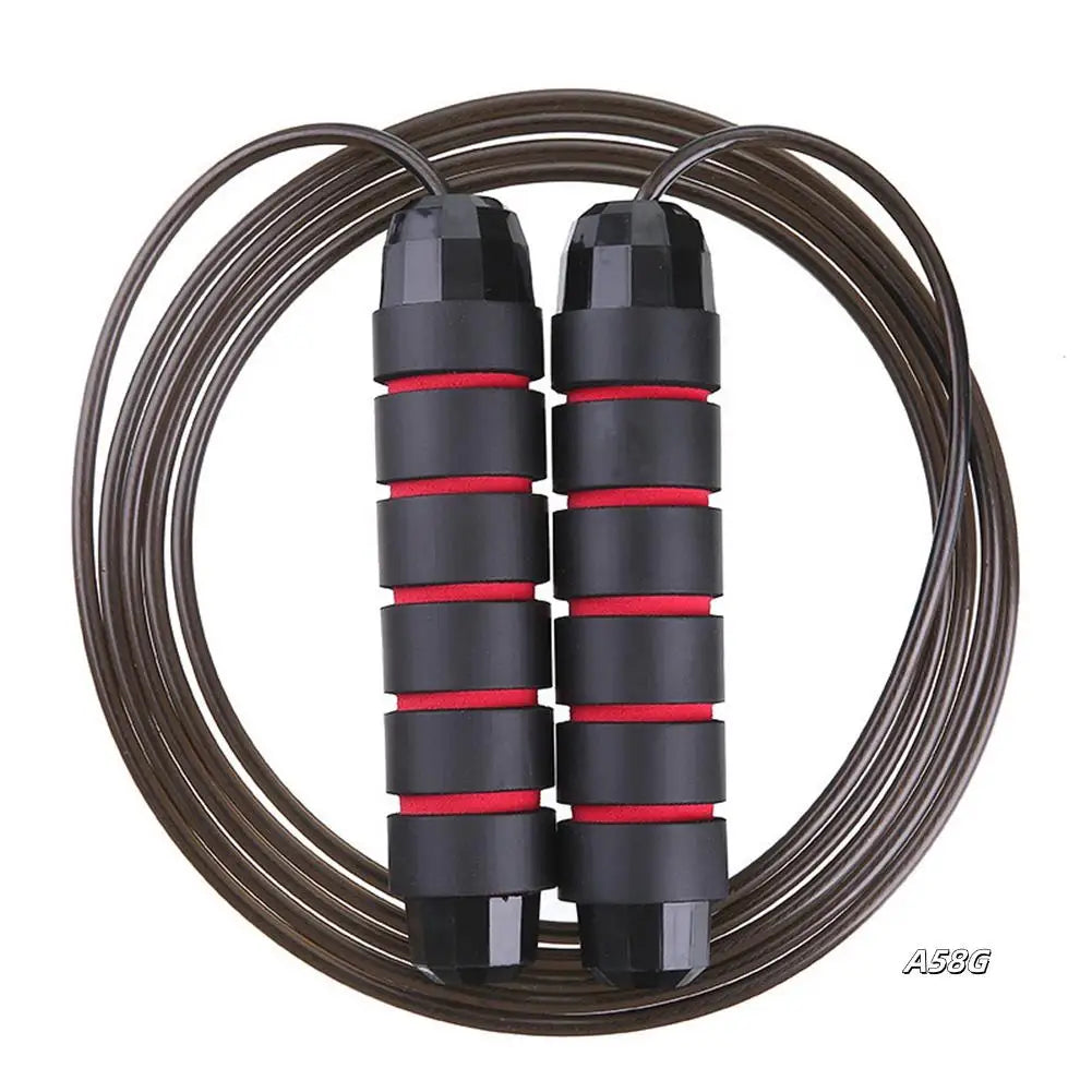 Weighted skipping rope for aerobic exercise, speed, and endurance training