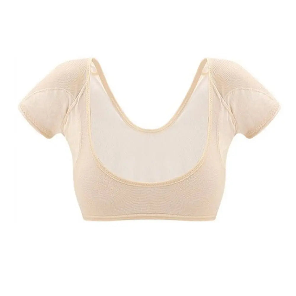 Sweat-proof washable undershirt for women made of cotton