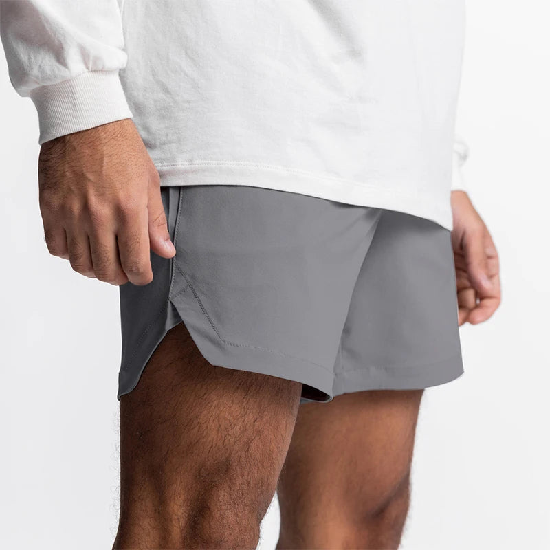 Summer New Gym Jogging Exercise Shorts Men's Sports Fitness Quick-drying Multiple pockets Running Shorts Men Casual Shorts