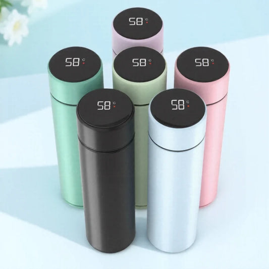 Smart Thermos Cup With Temperature Display Stainless Steel