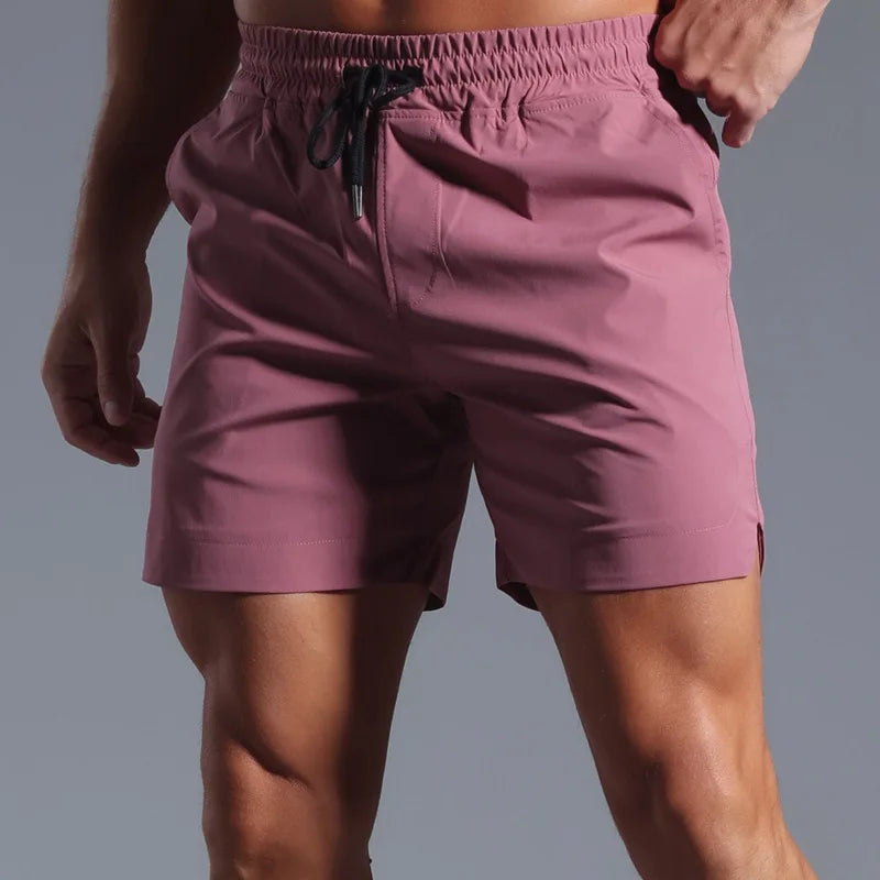 Summer Running Shorts Men Sportswear Elastic Quick Dry Workout Training Male Short Pants Clothing Gym Fitness Sport Shorts Men
