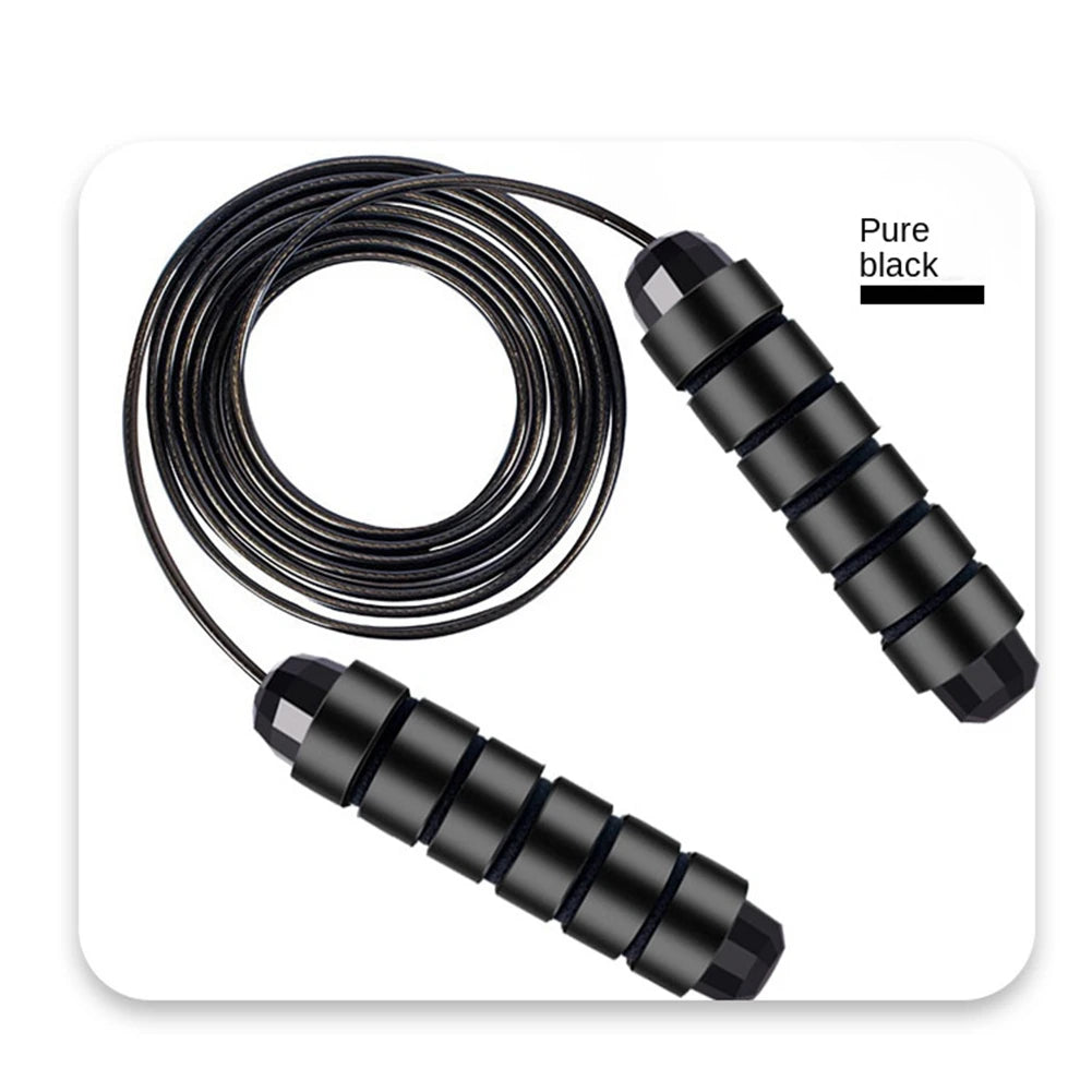 Weighted skipping rope for aerobic exercise, speed, and endurance training