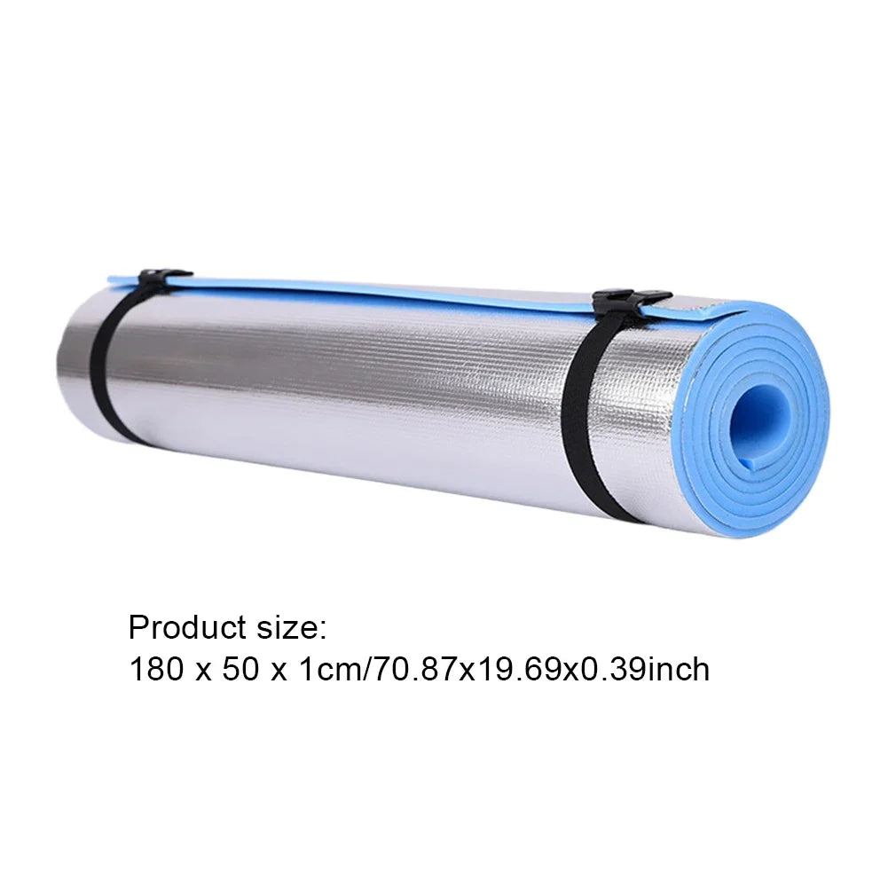 Thick non-slip solid color yoga mat for home gym, fitness workouts, and floor exercises