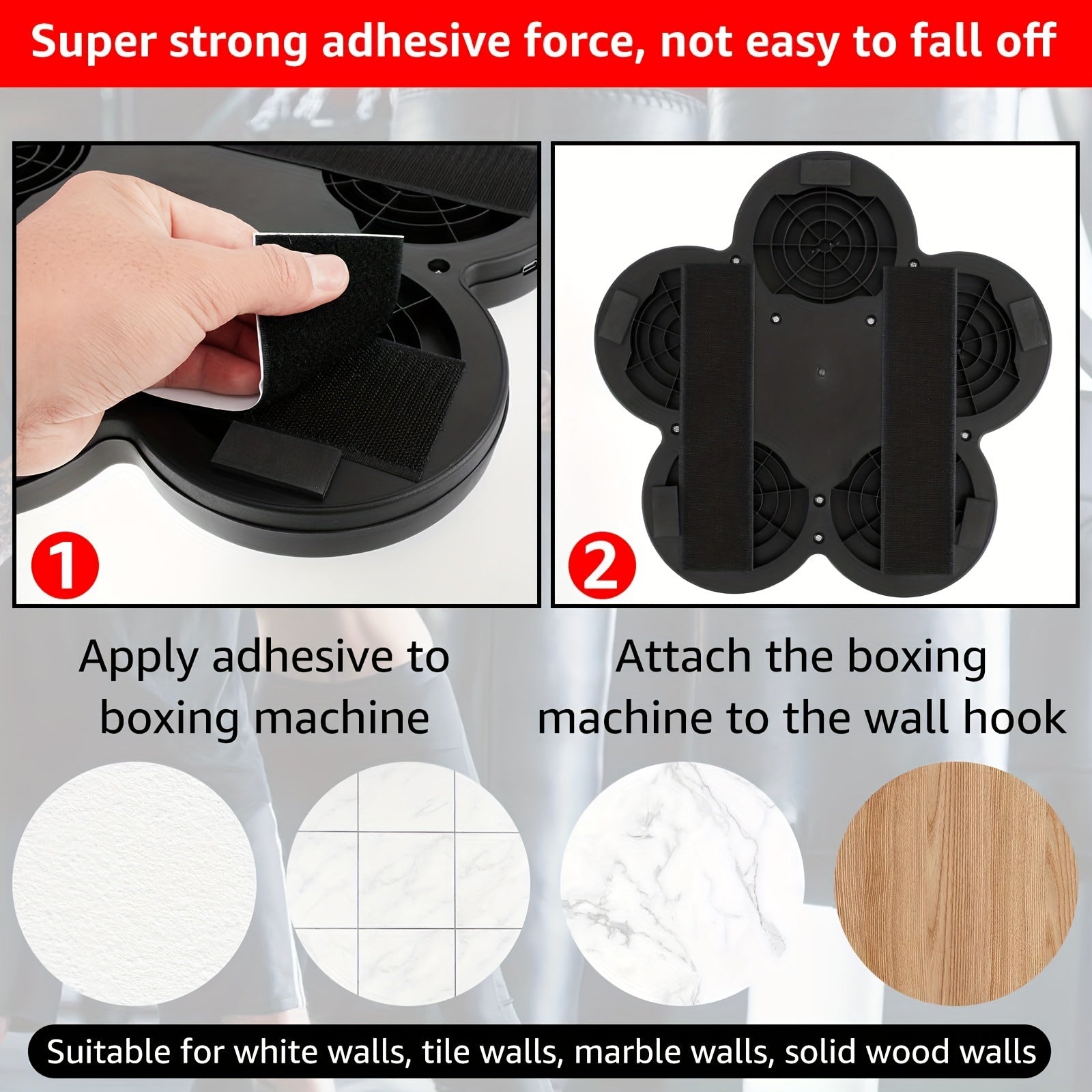 Wall-mounted boxing machine with targets feature 